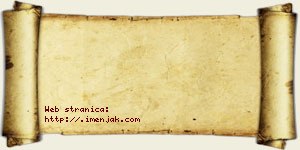 Una Stojiljković vizit kartica